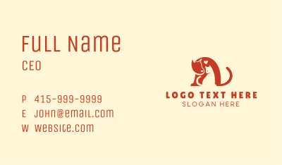 Dog Cat Shelter Business Card Image Preview