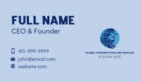Silhouette Greek Face Business Card Image Preview