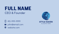 Silhouette Greek Face Business Card Image Preview