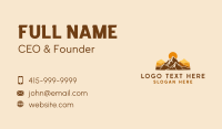 Sunset Mountain Hiking Business Card Preview