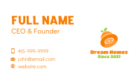 Orange Citrus UFO Business Card Image Preview