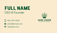 Landscaping Shovel Plant Business Card Image Preview