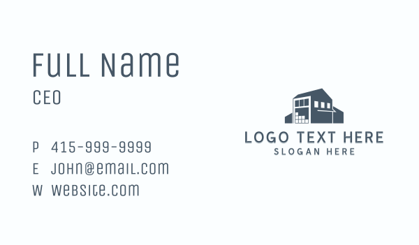 Storage Building Facility Business Card Design Image Preview