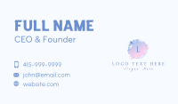 Floral Watercolor Lettermark  Business Card Image Preview