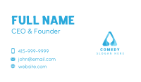 Water Drink Letter A Business Card Image Preview