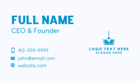 Shiny Janitorial Bucket Business Card Image Preview