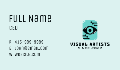 Circuit Digital Tech Eye Business Card Image Preview