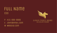 Luxury Pegasus Wings  Business Card Image Preview