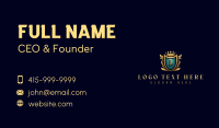 Luxury Royal Shield Business Card Design