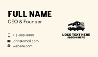 American Delivery Truck Business Card Image Preview