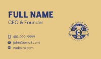 Greek Theta Vase Business Card Design