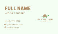 Turtle Mascot Fine Dining  Business Card Image Preview