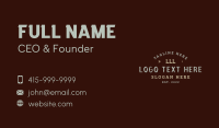 Rustic Arrow Lettermark Business Card Image Preview