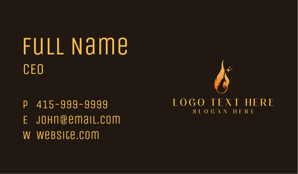 Feather Fire Restaurant Business Card Design Image Preview