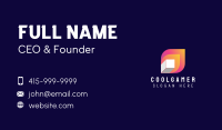 Flame Cube Application Business Card Image Preview