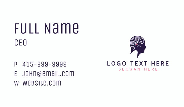 Circuit Brain Ai Software Business Card Design Image Preview