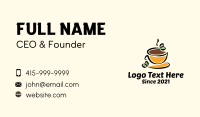 Coffee Espresso Outline Business Card Image Preview