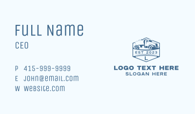 Fuel Truck Transportation Business Card Image Preview