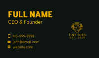 Golden Stallion Insignia  Business Card Image Preview