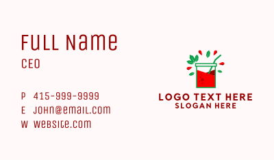 Geometric Red Coolers Business Card Image Preview
