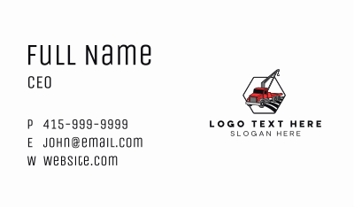 Automotive Tow Truck Business Card Image Preview