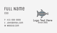 Tuna Fishing Trident Business Card Image Preview