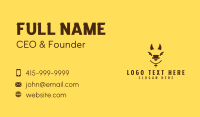 Farm Cattle Horns  Business Card Design