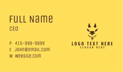 Farm Cattle Horns  Business Card Image Preview