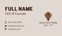 Deer Coffee Bean  Business Card Image Preview