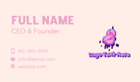 Pop Graffiti Art Number 8 Business Card Image Preview