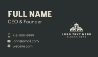 Temple Building Landmark Business Card Image Preview