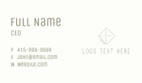 Eco Beauty Letter Business Card Image Preview