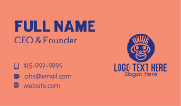 Happy Minimalist Skull Business Card Image Preview