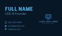 Crystal Diamond Gem Business Card Design