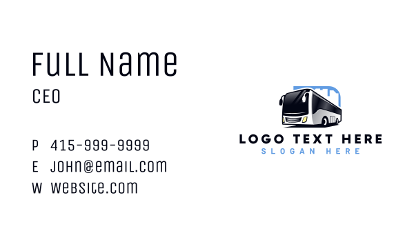 Bus Transportation Transit Business Card Design Image Preview