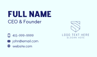 Letter S Shield Business Card Design