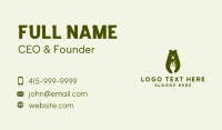 Green Bear Grass  Business Card Preview