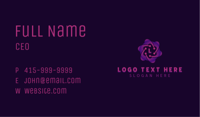Technology AI Programmer Business Card Image Preview