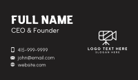 Minimalist Video Camera Business Card Image Preview
