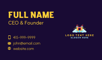 Bounce Castle Cloud Business Card Design