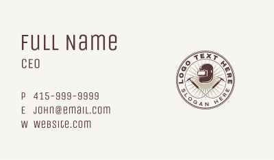 Industrial Mechanic Welder  Business Card Image Preview