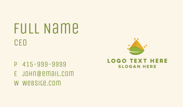 Healthy Organic Sugar  Business Card Design Image Preview