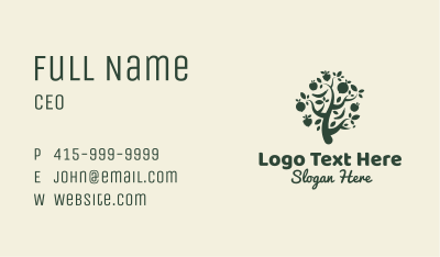 Fruit Tree Garden Business Card Image Preview