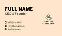 Dove Bird Hot Coffee Business Card Image Preview