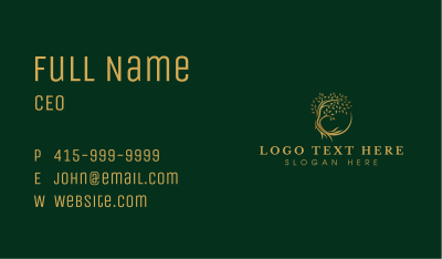 Tree Elegant Eco Business Card Image Preview