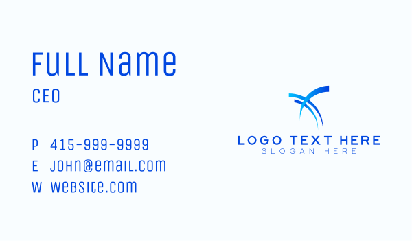 Cyber Tech Swoosh Business Card Design Image Preview