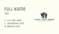 Wild Buffalo Bison Business Card Image Preview