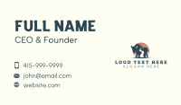 Wild Buffalo Bison Business Card Preview