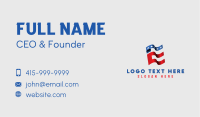 American Patriot Letter E Business Card Image Preview