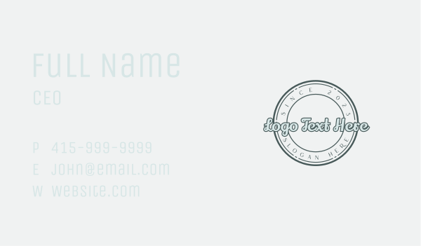 Stylist Makeup Wordmark Business Card Design Image Preview